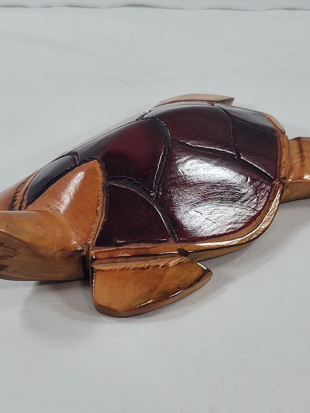 Hand Carved Wood Turtle Seaturtle